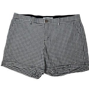 Old Navy Womens Shorts Size 16 Everyday Shorts Black and White Gingham